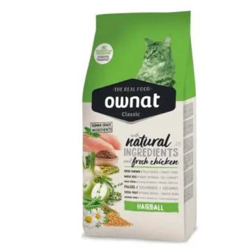 Ownat Classic Feline Adult Hairball 1,5Kg, pienso para gatos