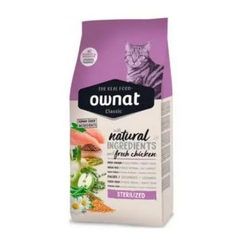 Ownat Classic Feline Adult Sterilized 15 Kg, Pienso para Gatos