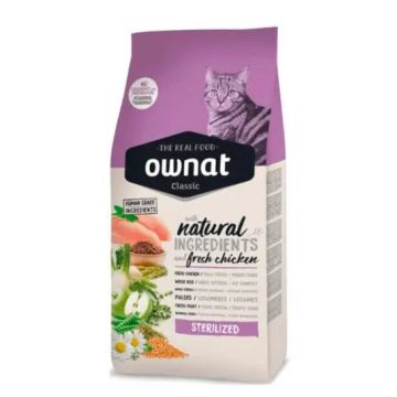 Ownat Classic Feline Adult Sterilized 4Kg, pienso para gatos