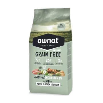 Ownat Grain Free Canine Prime Adult Pollo Pavo 3Kg, pienso para perros