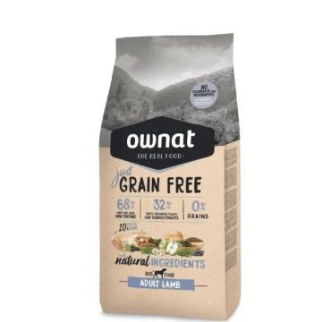 Ownat Just Canine Adult Grain Free Cordero 3Kg , pienso para perros