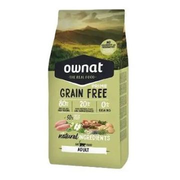 Ownat Prime Feline Adult Grain Free 8Kg, pienso para gatos