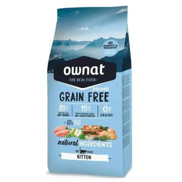 Ownat Prime Feline Kitten Grain Free 1Kg , pienso para gatos