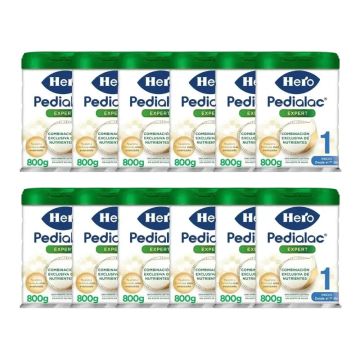 Hero Baby Leche De Inicio Pedialac 1, Pack 12 X 800gr