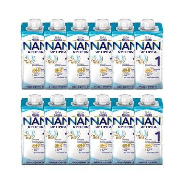 Nestlé Nan Optipro 1 Líquida, 12X500 ml
