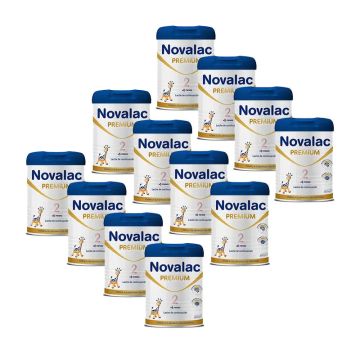 Novalac Premium 2 Leche de Continuación, 12 X 800 gr