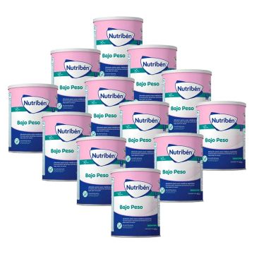 Nutriben Leche Bajo Peso, Pack 12 X 400 gr