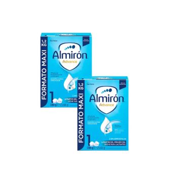 Almirón Advance 1 Leche de Inicio, 2X1200gr