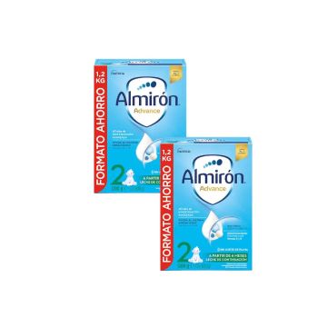 Pack 2 X Almirón Advance Leche de Continuación en Polvo, 1200g