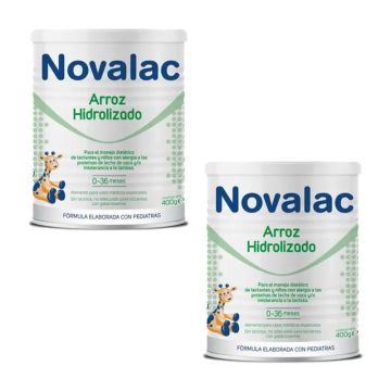 Novalac Arroz Hidrolizado, Pack 2 X 400 gr