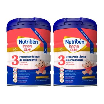 Nutriben Leche Innova 3 OLM, Pack 2 X 800 G