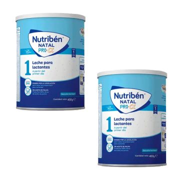 Nutriben Leche Natal Pro-Alfa, pack 2 X 400 gr