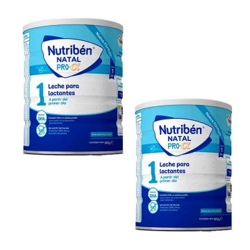 Nutriben Leche Natal Pro-Alfa Leche de Inicio, pack 2 X 800 gr