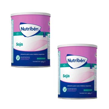 Nutriben Leche Soja, Pack 2 X 400 gr