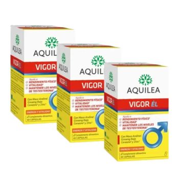 Aquilea Vigor Él, Pack 3 x 60 cápsulas