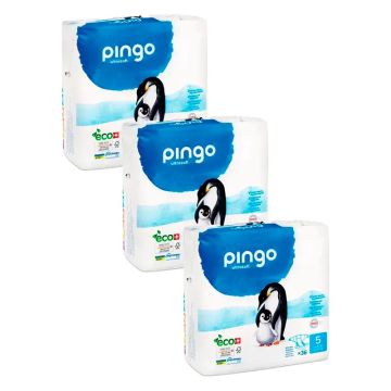 Pingo Pañal Braguitas Ecológicas Talla 5, Pack 3 X 28 Unidades