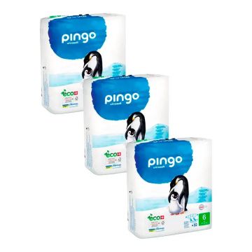 Pingo Pañal Ecológico Talla 6 Xl, Pack 3 X 32 Unidades