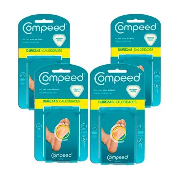 Compeed Pack Apósito Dureza Mediana, 4x6 Unidades