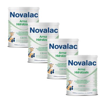 Novalac Arroz Hidrolizado, Pack 4 X 400 gr
