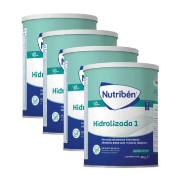 Nutriben Leche Hidrolizada 1, Pack 4 X 400 gr