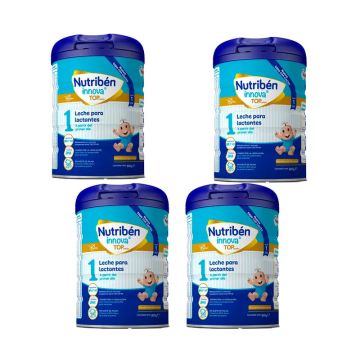 Nutribén Innova 1 Top Protein Leche de inicio, Pack 4 X 800 gr