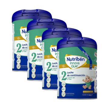 Nutriben Leche Innova 2, Pack 4 X 800 gr