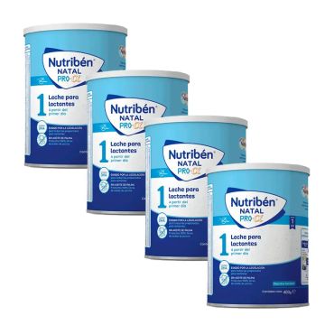 Nutriben Leche Natal Pro-Alfa, pack 4 X 400 gr