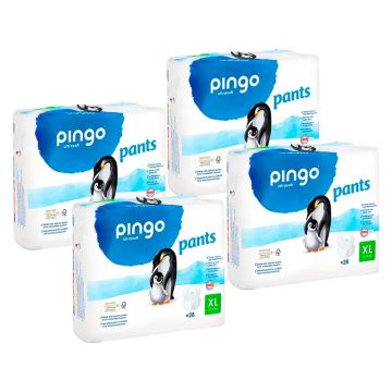 Pingo Pañal Braguitas Ecológicas Talla 6, Pack 2 X 26 Unidades
