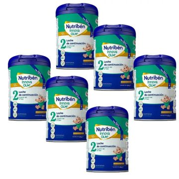 Nutriben Leche Innova 2, Pack 6 X 800 gr