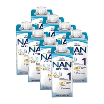 Nestlé Nan Optipro 1 Líquida, 8X500 ml