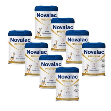 Novalac Premium 2 Leche de Continuación, Pack 8 X 800 gr