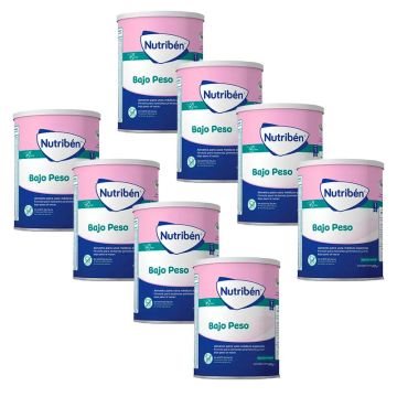Nutriben Leche Bajo Peso, Pack 8 X 400 gr