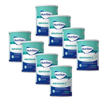 Nutriben Leche Hidrolizada 2, Pack 8 X 400 gr