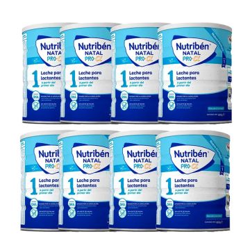 Nutriben Leche Natal Pro-Alfa Leche de Inicio, pack 8 X 800 gr