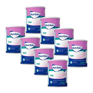 Nutriben Leche Soja, Pack 8 X 400 gr