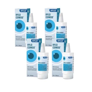 Hylo Comod Colirio 10 ml, Pack de 4