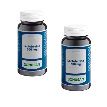 Pack Bonusan Lactoferrina 300 Mg , 2x60 Cápsulas