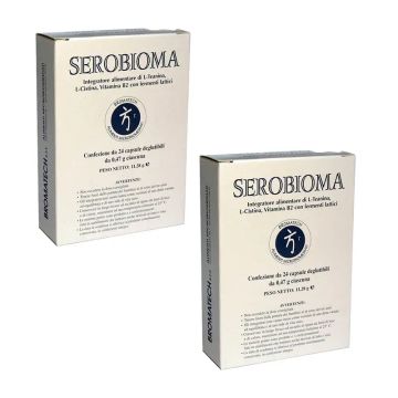 Pack Bromatech Serobioma  2x24 Cápsulas