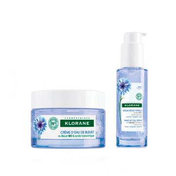 Klorane Pack Sérum Tonificante Aciano, 50 ml + Gel Crema al Agua de Aciano, 50ml