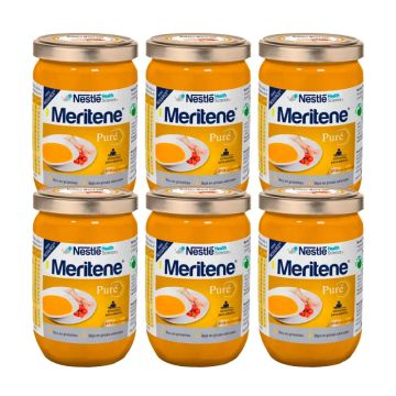 Meritene Puré Atún con Verduras, 6x300 gr