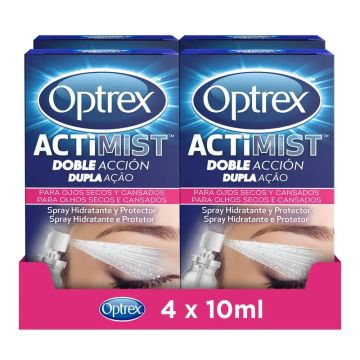 Optrex Actimist Spray Ojos Secos E Irritados Pack 4x10 ml