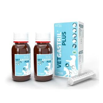 Pharmadiet Vetgastril Plus Protector Gástrico Para Perros y Gatos, Pack 2 x 50ml