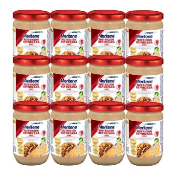 Meritene Pure Pollo y Champiñones, 12x300 gr