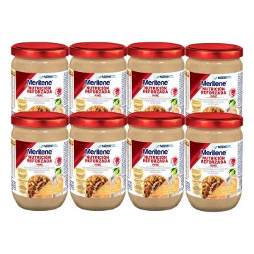 Meritene Pure Pollo y Champiñones, 8x300 gr