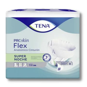 Tena Pañal Flex Anatómico Cinturon Talla Grande Supernoche, 80 unidades