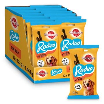 Pedigree Rodeo Buey 7 Tiras 12X122Gr