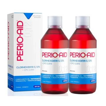 Perio Aid Duplo Tratamiento Colutorio Sin Alcohol, 2 x 500 Ml