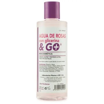 Pharma & Go Agua De Rosas + Glicerina 250Ml.