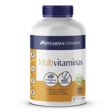 Pharma & Vitamins Multi Vitaminas , 450 comprimidos