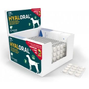 Pharmadiet Hyaloral Perros Razas Grandes y Gigantes, 360 Comprimidos